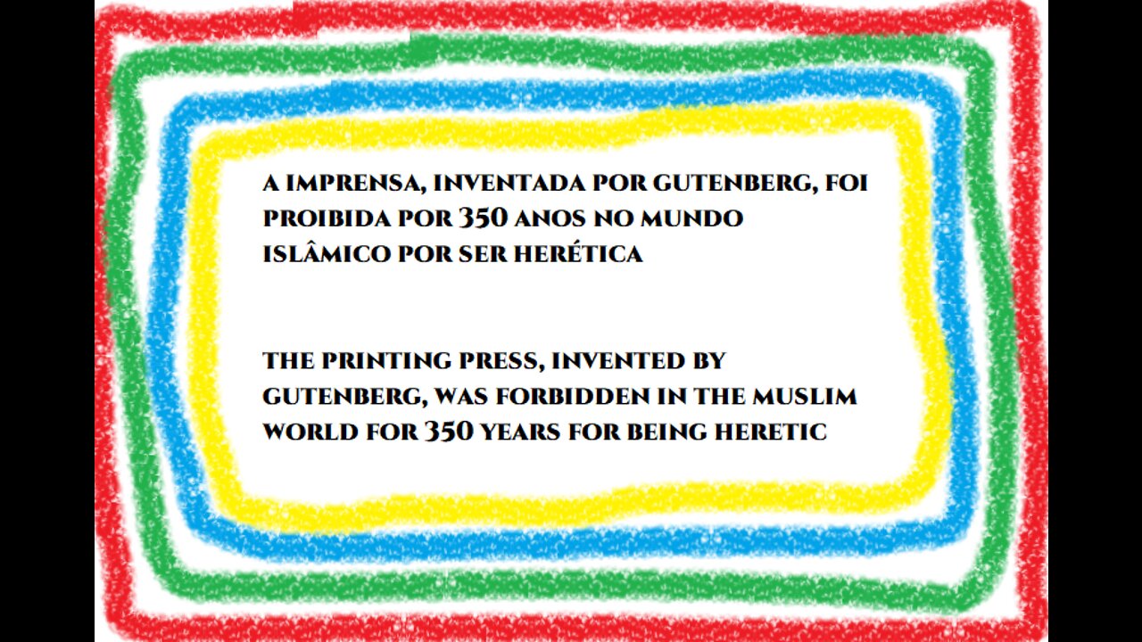 Em que países a MÁQUINA DE IMPRENSA de Gutenberg era HERÉTICA?