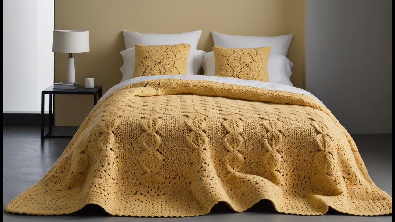 Creative Ideas: 50 Crocheted Bedspreads to Bring Style and Coziness to Your Bedroom