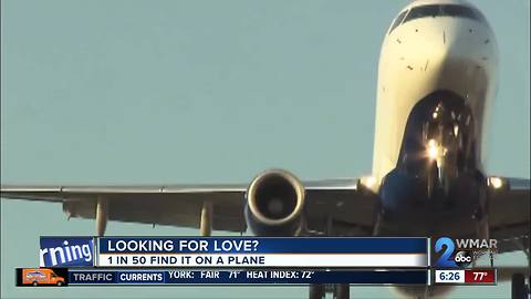 Study: 1 in 50 people find love on planes