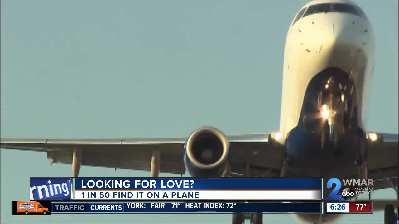 Study: 1 in 50 people find love on planes