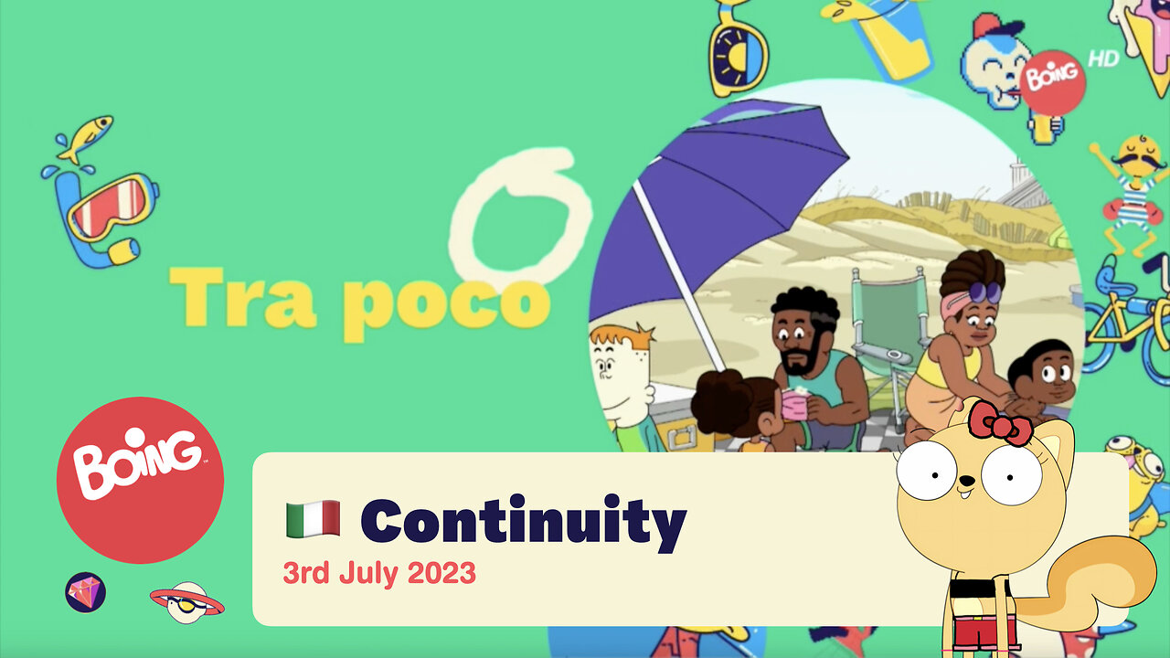 Boing (Italy) - Commercials and Continuity (3rd July 2023)