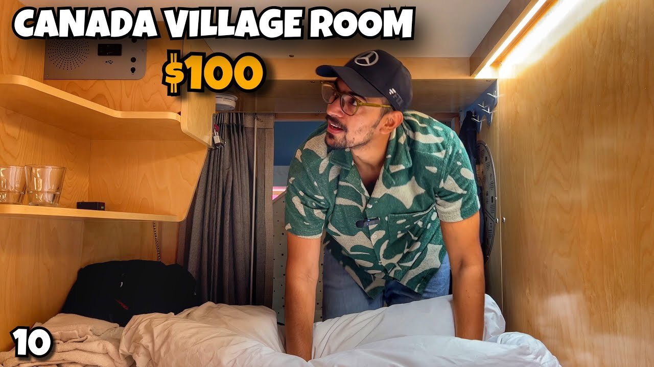 MY $100 ROOM TOUR IN WHISTLER CANADA - Cheapest Option 🇨🇦