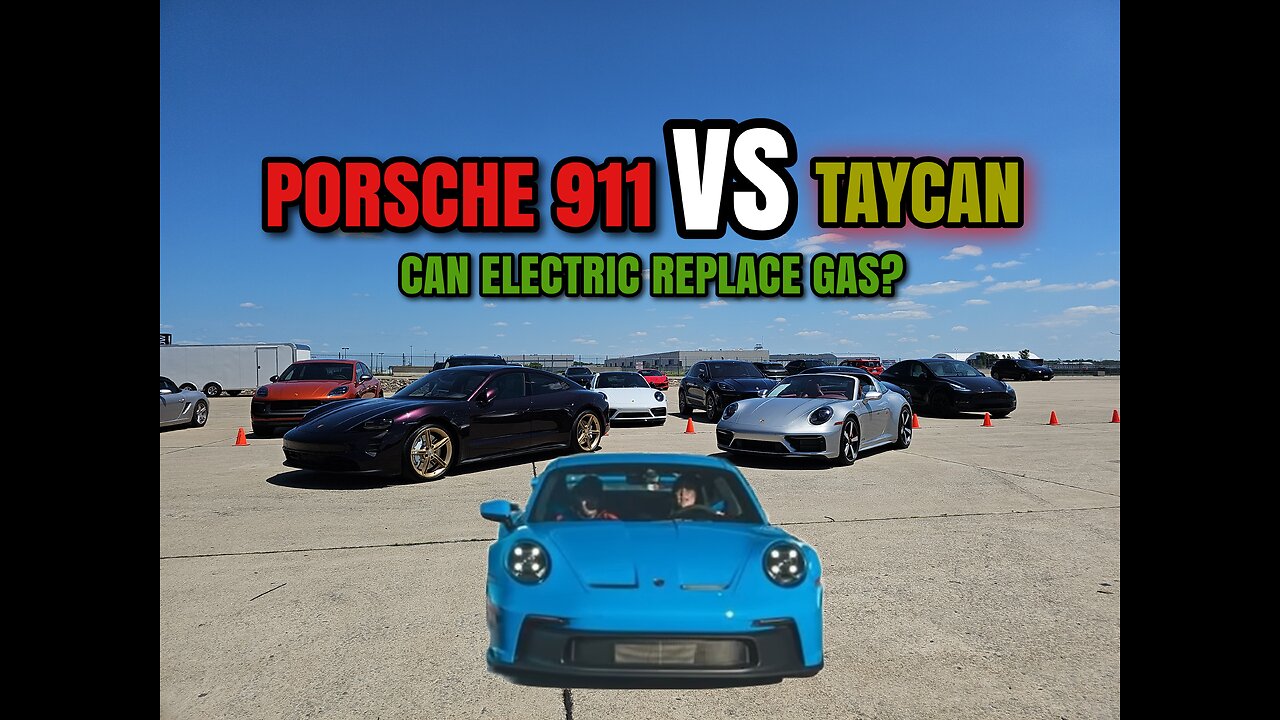 PORSCHE 911 VS TAYCAN: Can Electric Replace Gas? We Test both