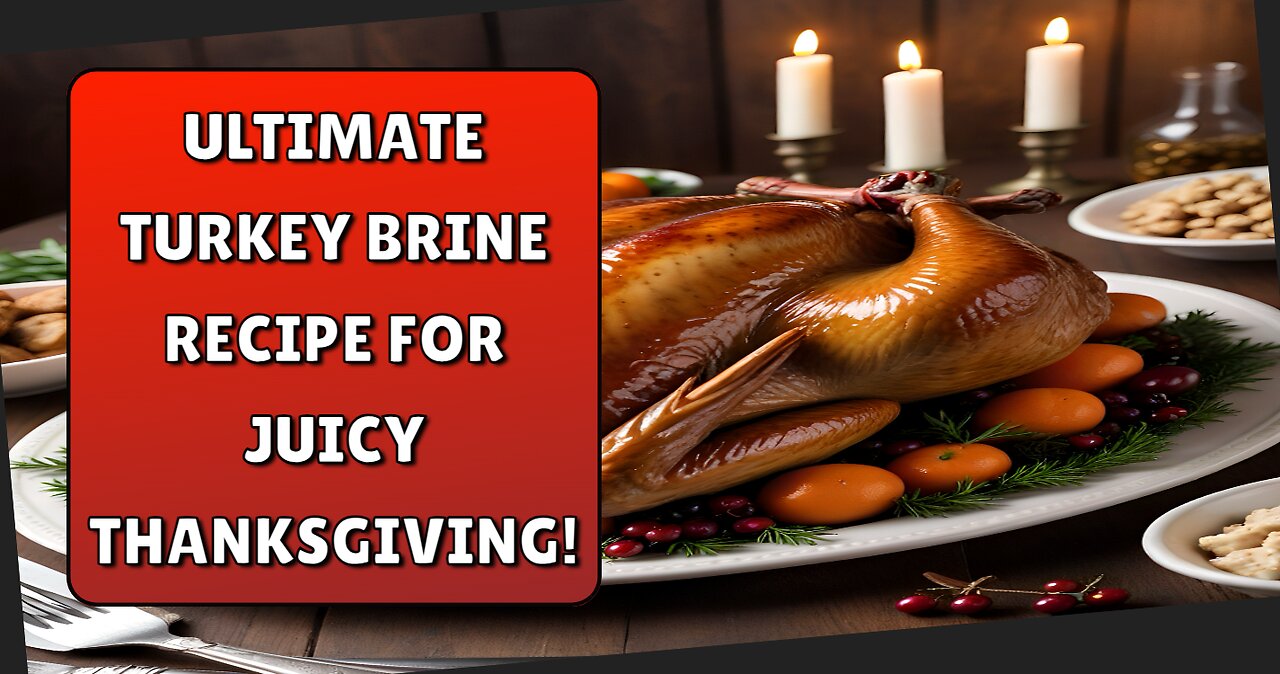 Ultimate Turkey Brine Recipe for Juicy Thanksgiving!