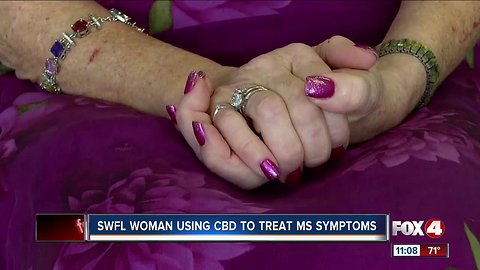 MS patient says CBD helps her deal with the condition