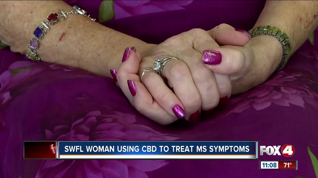 MS patient says CBD helps her deal with the condition