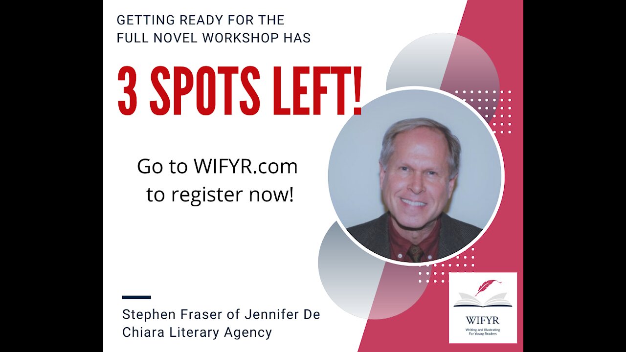 Stephen Fraser, agent from Jennifer De Chiara Literary Agency, is teaching at WIFYR