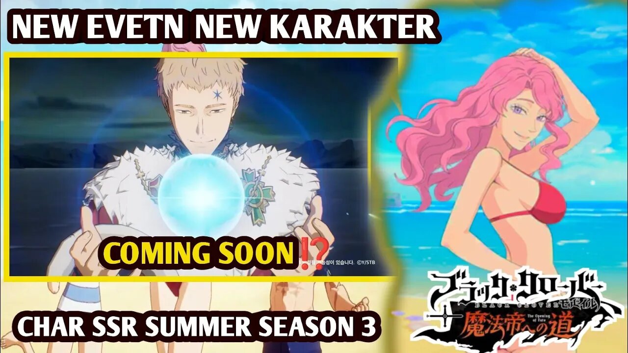 AKHIRNYA SEASON 3 UPDATE Bahas New Event Free Equip LR - Black Clover JP Mobile