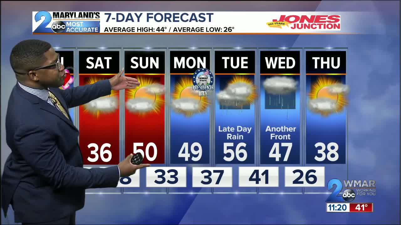 WMAR-2 News Weather at 11