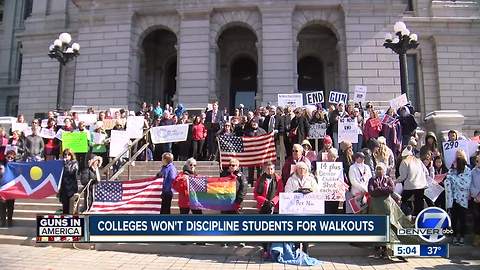 Colorado colleges join others that won't penalize students during admission process for protesting