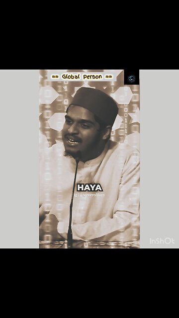 We live in a society where there is no haya…