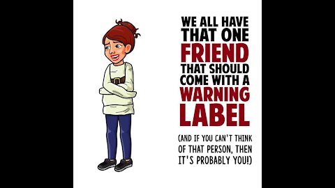 Friend with warning label [GMG Originals]