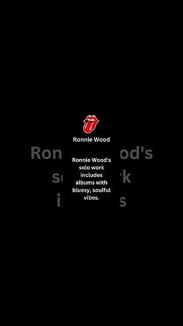 "Rocking with the Stones: Bite-sized Insights" Ronnie Wood #shorts #rollingstones #rocknroll