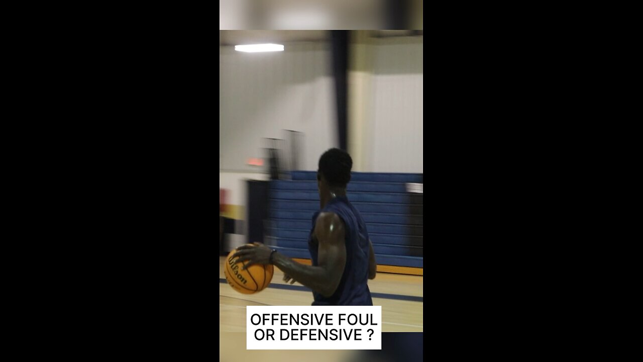 OFFENSIVE FOUL OR DEFENSIVE FOUL ? Basketball