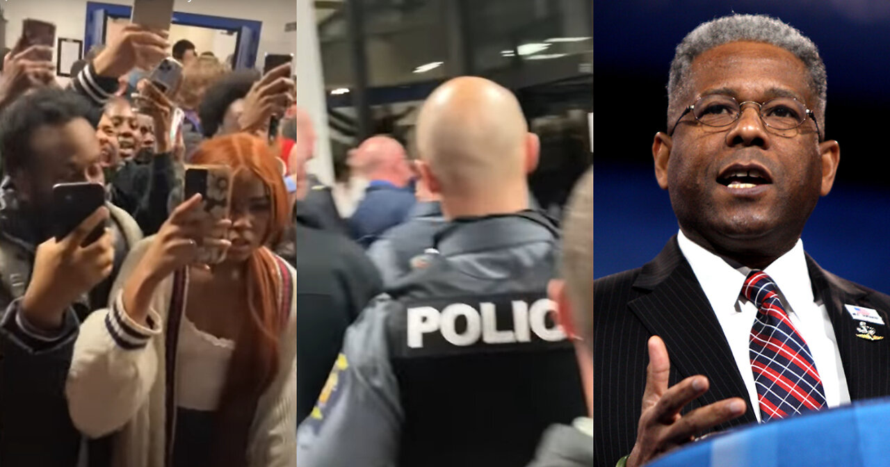 Leftists Scream ‘Black Lives Matter,’ Swarm Allen West at Campus Event; Police Escort Him Out