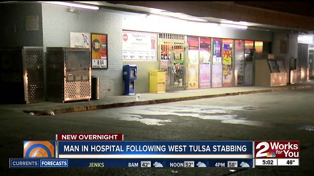 Man stabbed at Tulsa Food Mart in West Tulsa