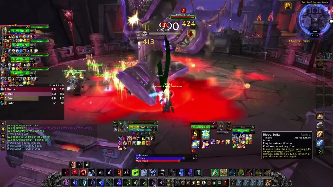 Wotlk Classic| Death Knight Dungeon Spam #2