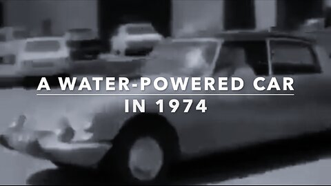 A WATER POWERED CAR IN 1974