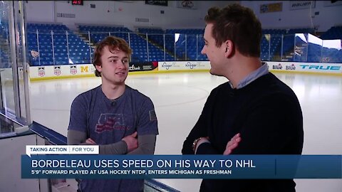 Michigan forward Thomas Bordeleau talks with Brad Galli about NTDP past, NHL future