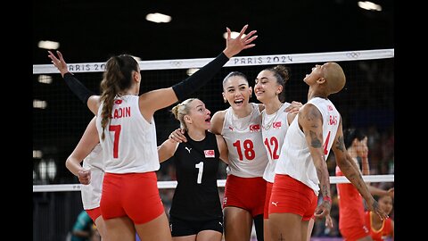 #Paris2024: Great Comeback from Turkiye Women's Volleyball team