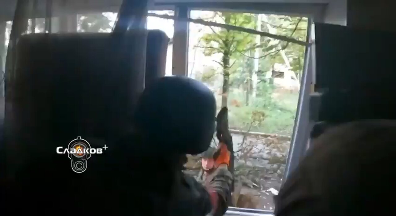 First person view of Russian soldiers in urban warfare against Ukrainian forces in Krasnohorivka
