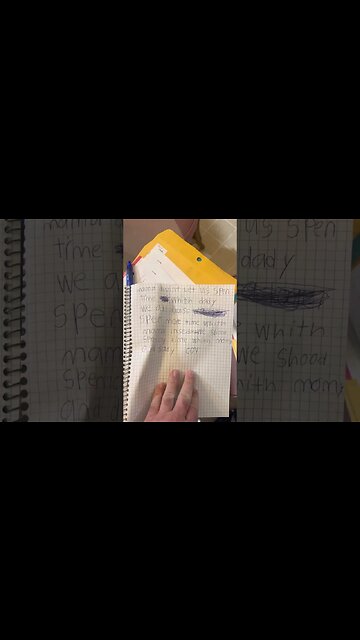 Testimony in form of affidavit in his own pen 🖊️ in his own words and volition.