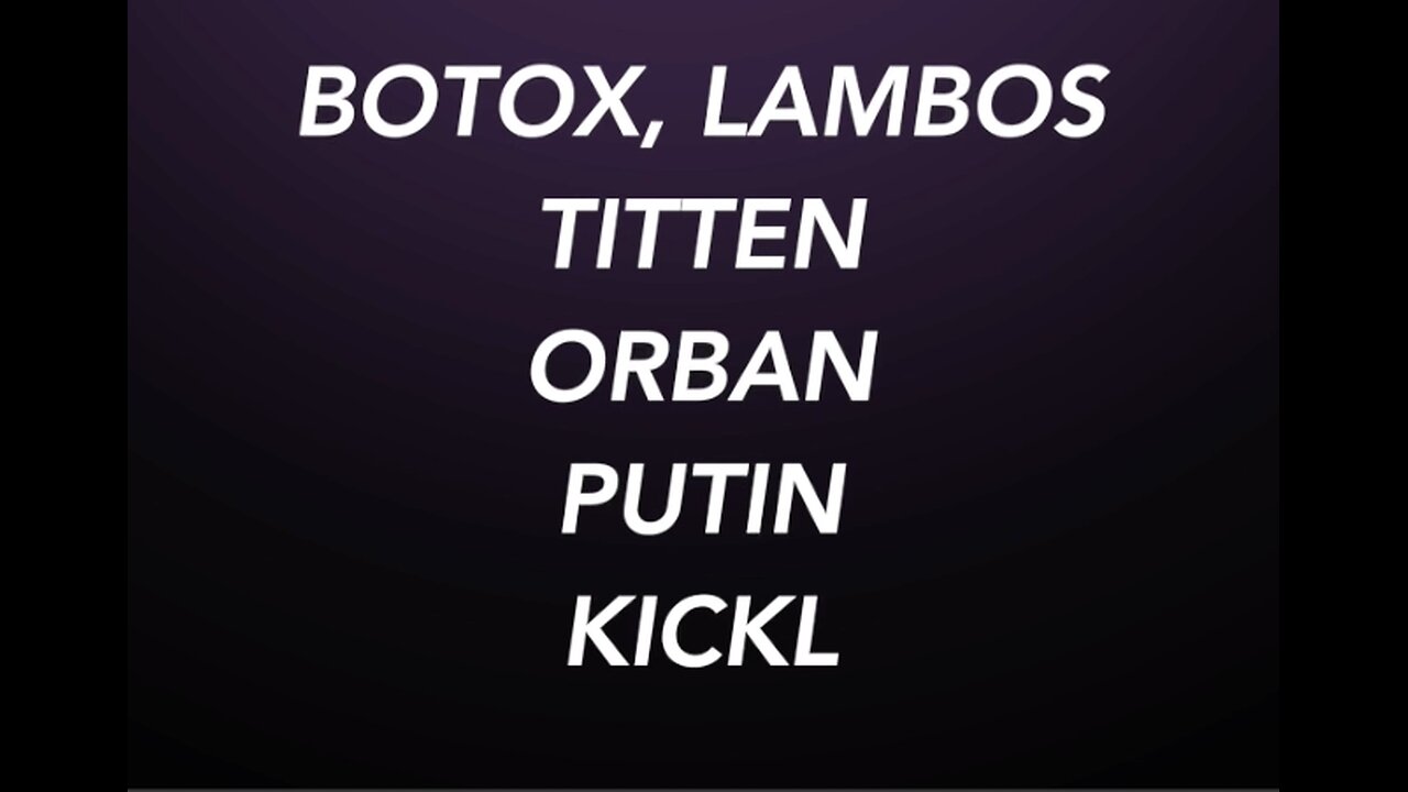 Botox, Lambos, Titten, Monaco, Orban, Putin und Kickl // Die Zensurtube Shorts