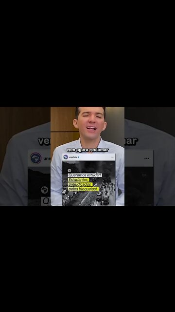 Quando não é a turma deles fechando rodovias, aí querem estudar #shorts #une #lula #bolsonaro