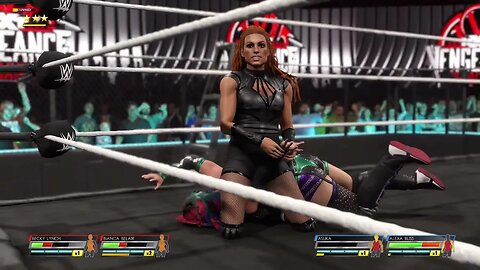 Panth (Becky and Bianca) vs Reo (Asuka and Alexa) Match 1 Round 2