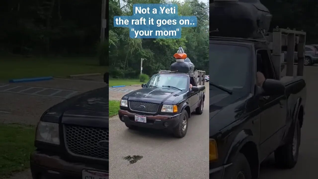 A raft named... YOUR MOM