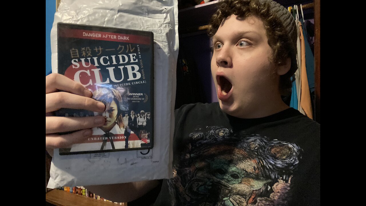 Me UnBoxing Suicide Club DVD
