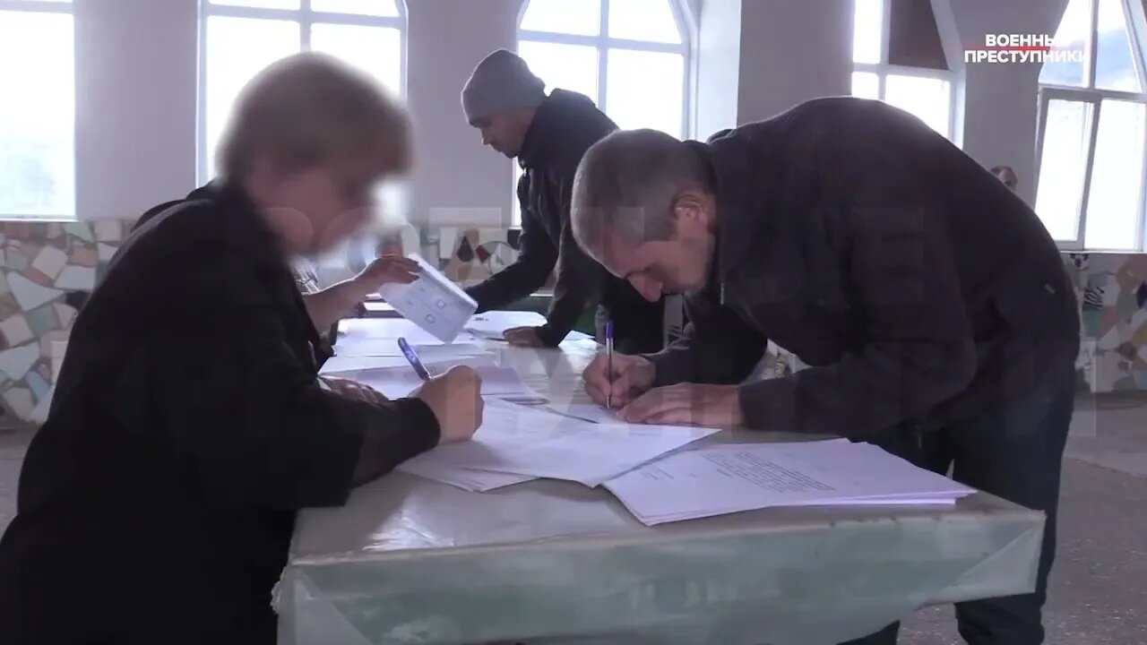 The voting of the referendum in the Yelenovo colony, where the prisoners of the AFU are being held