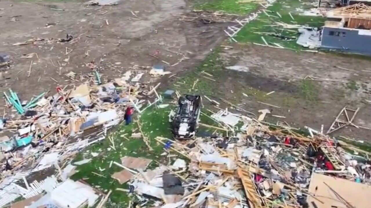 Aftermath Of One Of The Tornados That Ripped Through Nebraska