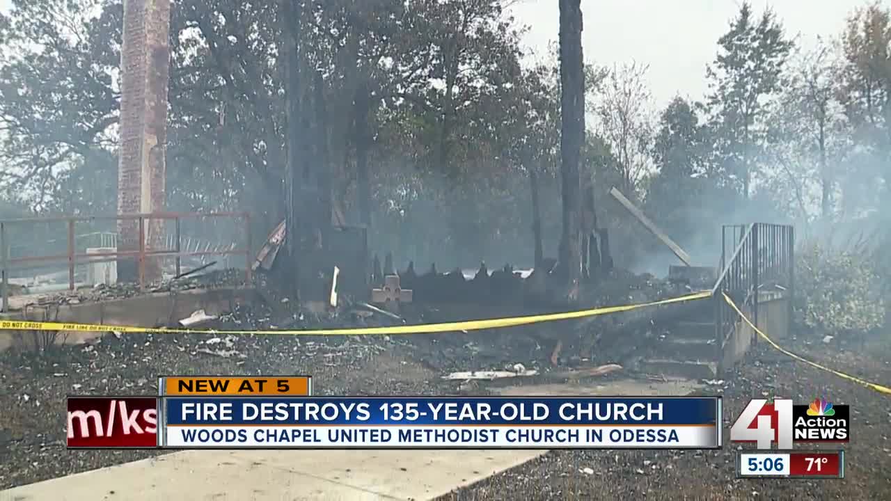 Odessa church destroyed by fire