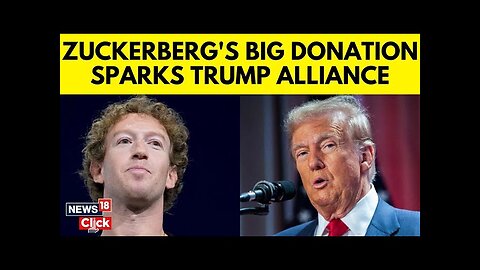 Meta Donates $1 Million To Donald Trump's Inauguration Fund | Mark Zuckerberg | US News | N18G