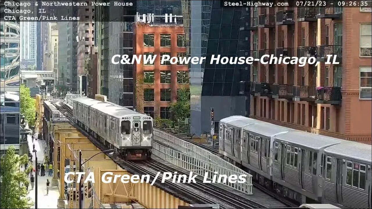 Chicago & North Western Power House Live Webcam (CTA) - Chicago, IL #SteelHighway
