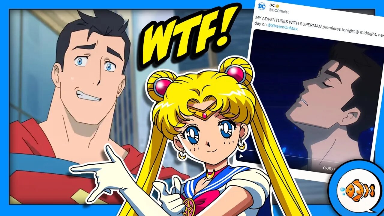 Superman Transforms Like Sailor Moon Now.