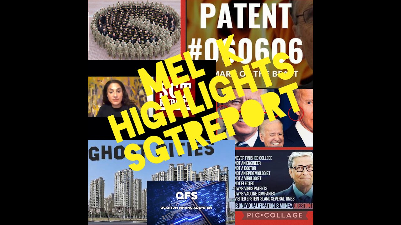 Mel K on SGT: CV Vaccine, Smart Cities, EO’s, Fake Biden