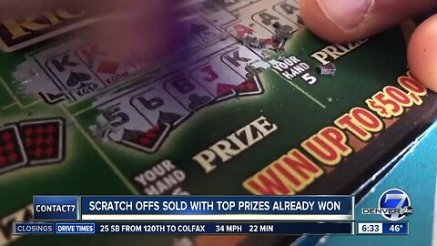 Some Colorado Lottery scratch-offs stay on shelves weeks after top prizes already claimed