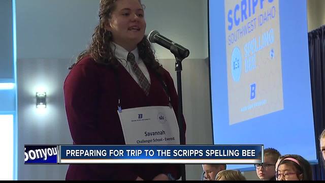 Idaho Spelling Bee winner set to compete in D.C.