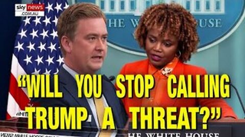 Biden Spokesperson CONFRONTED Over Anti-Trump Language!