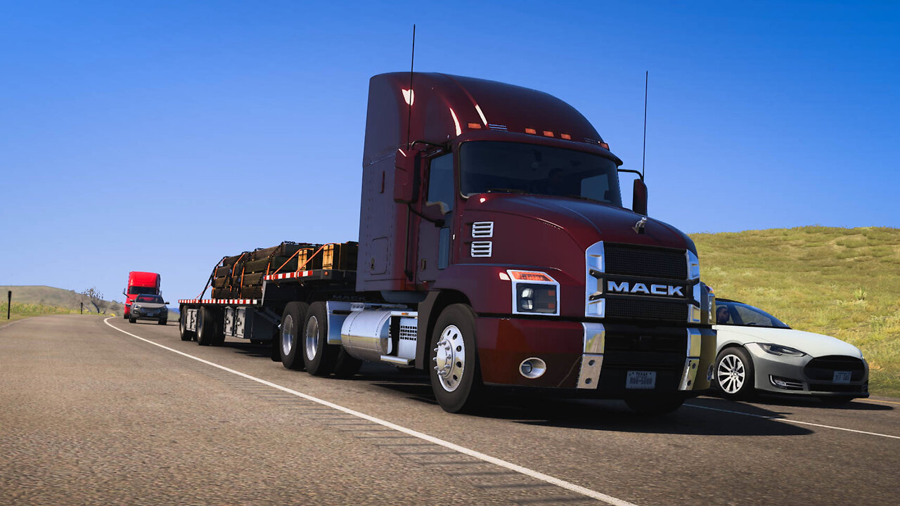 ATS | Mack Anthem | Cheyenne WY to Alliance NE | Railway Sleepers 44,080lb