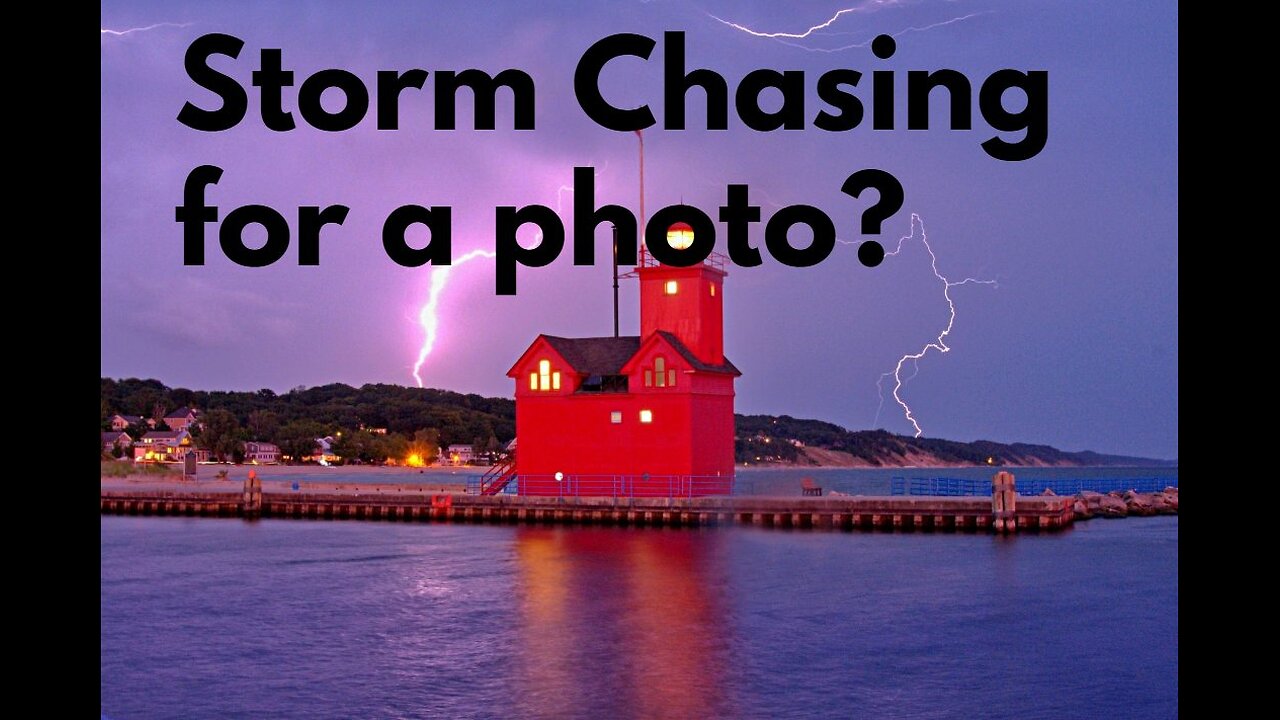 Storm chasing for a photo?