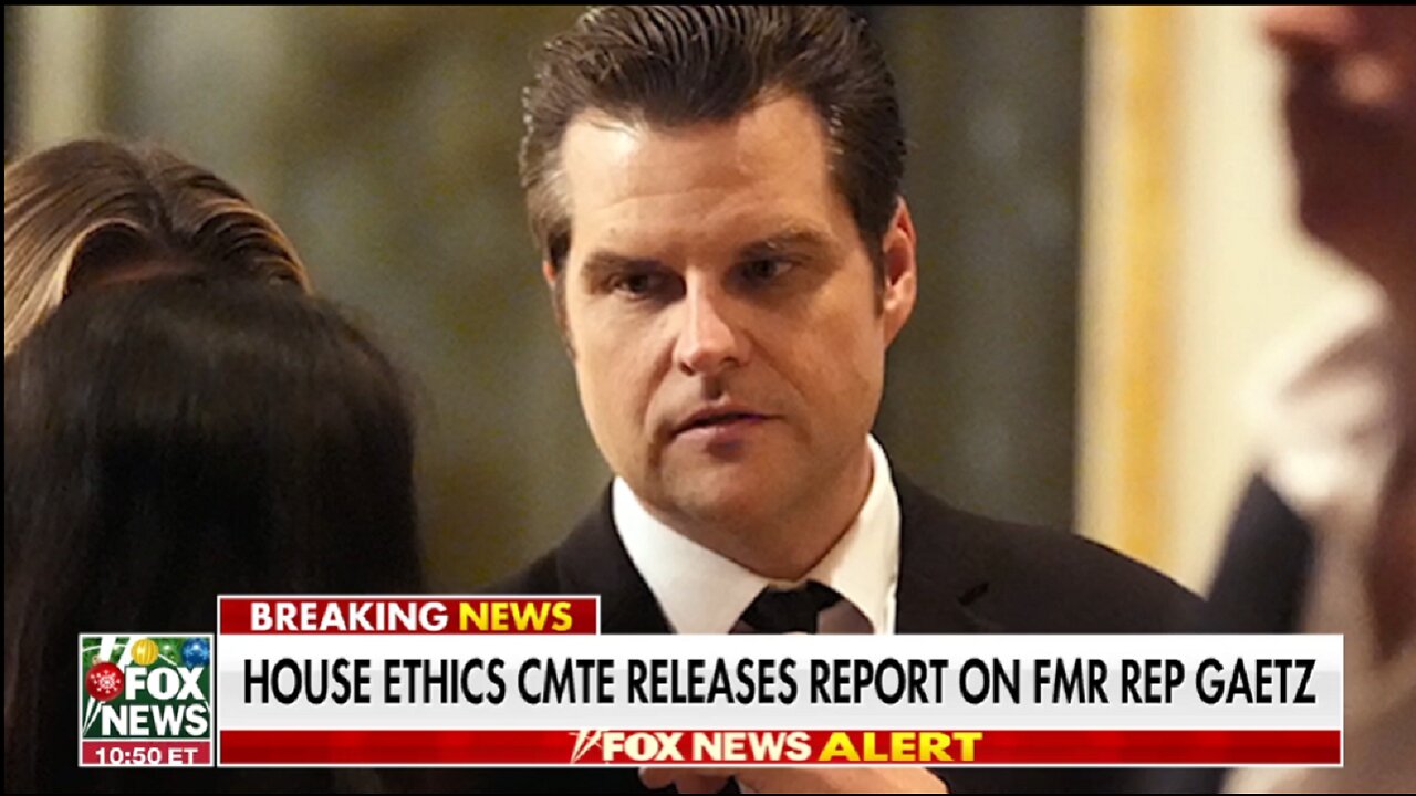 HOUSE ETHICS CMTE RELEASE REPORT ON GAETZ