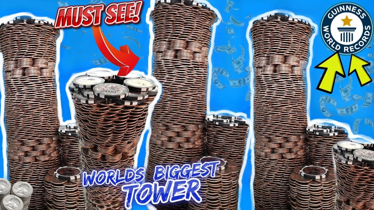 🌎NEW WORLD RECORD! (2023) They Keep Getting Bigger!! High Limit Coin Pusher ASMR..