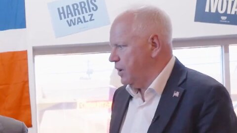 Tim Walz Compares Trump And Harris Closing Arguments While Hoping Everybody's Stupid