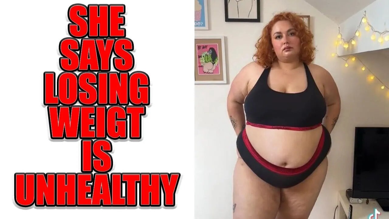 Circus Fat Woman Sized TikToker Implies Losing Weight Is Unhealthy