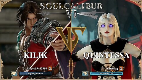 SoulCalibur VI — Player19443810 (Kilik) VS Amesang (Quintessa) | Xbox Series X Ranked