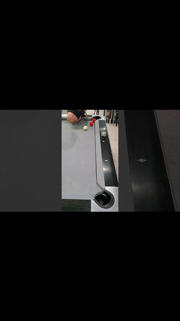 MAX BACKSPIN! ⚪🔴🔴✅ #shorts #billiards