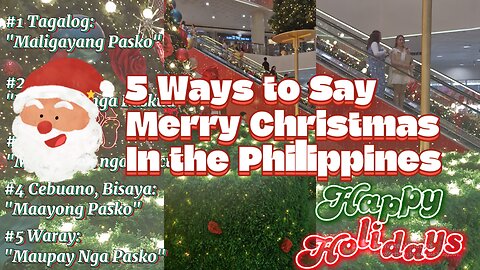 How Do You Say Merry Christmas in the Philippines?